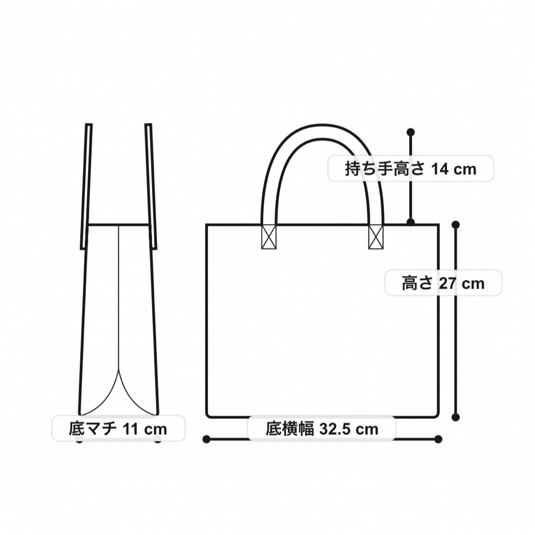 LOWELL Things(ロウェルシングス)のLOWELL Things 2WAYファブリックスクエアトート レディースのバッグ(トートバッグ)の商品写真