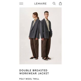 LEMAIRE - お値下げ無し★新品LEMAIREルメール　ユニセックスジャケット　グレー