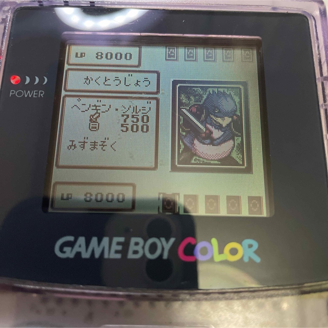 ゲームボーイ(ゲームボーイ)のゲームボーイカラー GAMEBOY COLOR クリアパープル エンタメ/ホビーのゲームソフト/ゲーム機本体(携帯用ゲーム機本体)の商品写真