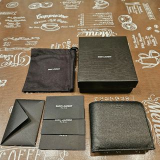 【お値下】SAINT LAURENT　二つ折り　ミニ　財布　ユニセックス　YSL