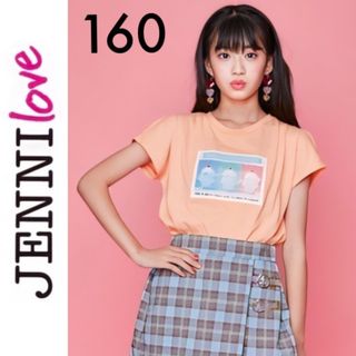 ジェニィラブ(JENNI love)の新品タグ付き☆JENNI love肩あき半袖Ｔシャツ160ジェニィラブトキシック(Tシャツ/カットソー)