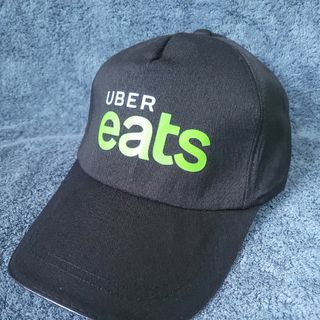 ウーバーイーツロゴ入りキャップ Uber eats 帽子(キャップ)