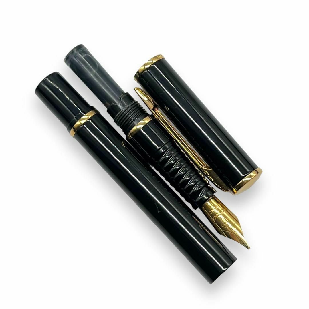 Waterman(ウォーターマン)のウォーターマン 万年筆 14 ブラック カートリッジ式 インク有り F表記 インテリア/住まい/日用品の文房具(ペン/マーカー)の商品写真