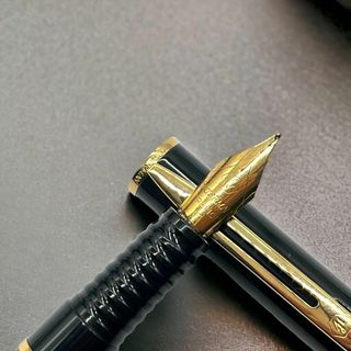 ウォーターマン(Waterman)のウォーターマン 万年筆 14 ブラック カートリッジ式 インク有り F表記(ペン/マーカー)