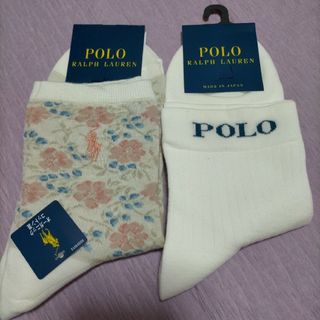 ポロラルフローレン(POLO RALPH LAUREN)のラルフローレンRALPH LAURENレディースソックス２３ー２４　２３ー２５(ソックス)