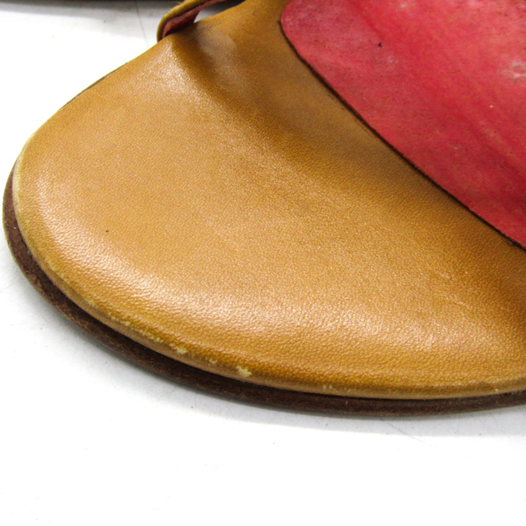 オードリー サンダル ストラップ 本革 レザー ウエッジソール 靴 シューズ スペイン製 レディース 37サイズ ブラウン AUDLEY レディースの靴/シューズ(サンダル)の商品写真