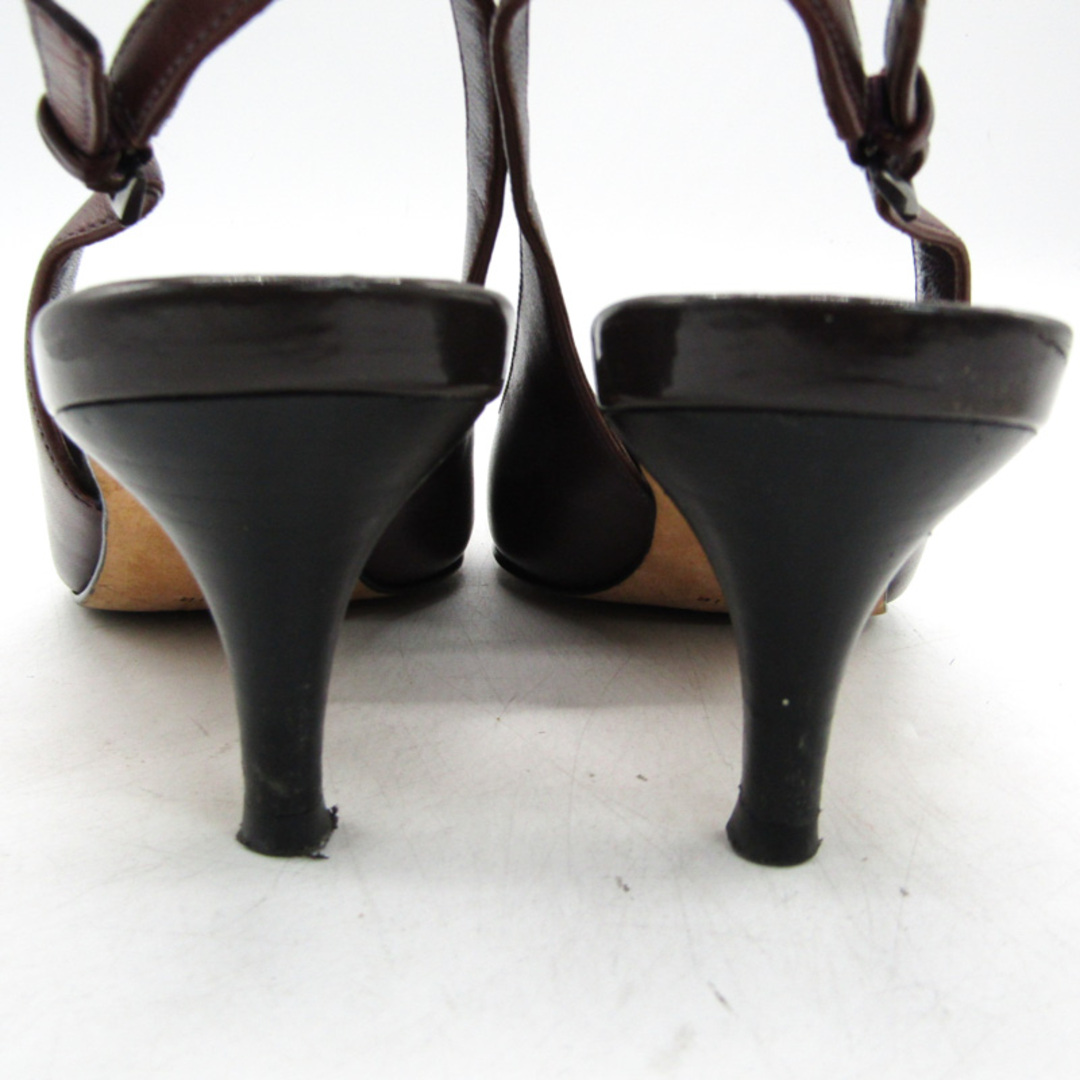 Cole Haan(コールハーン)のコールハーン パンプス ラウンドトゥ ストラップ ナイキエア ブランド 靴 シューズ レディース 6.5サイズ ブラウン COLE HAAN レディースの靴/シューズ(ハイヒール/パンプス)の商品写真