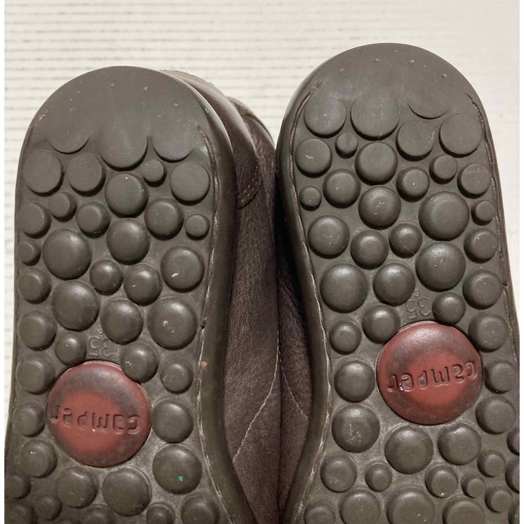 CAMPER(カンペール)の♬CAMPER♬カンペール♬ハイカット♬35・22.5cm ♬ブラウン♬本革♬ レディースの靴/シューズ(スニーカー)の商品写真