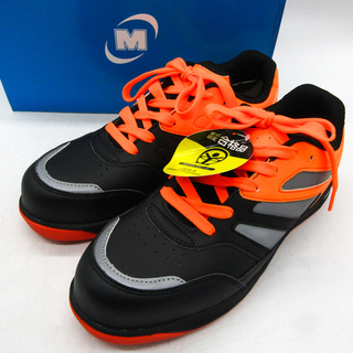 ミドリ安全 スニーカー 安全靴 作業靴 未使用 幅広 3E 靴 シューズ 黒  メンズ 26サイズ ブラック MIDORI(スニーカー)