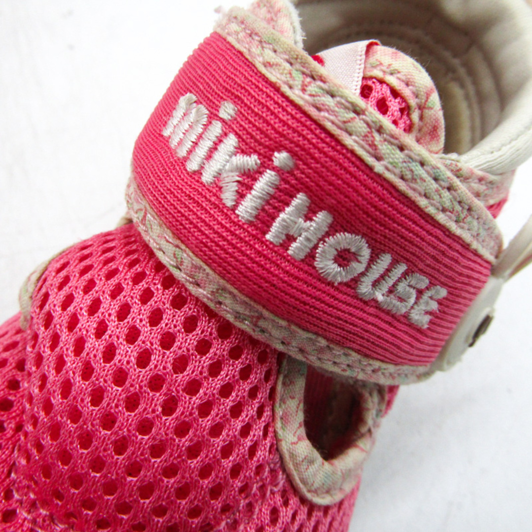 ミキハウス スニーカー スリッポン ローカット ブランド 靴 シューズ キッズ 女の子用 13.5サイズ ピンク MIKI HOUSE キッズ/ベビー/マタニティのキッズ靴/シューズ(15cm~)(スニーカー)の商品写真