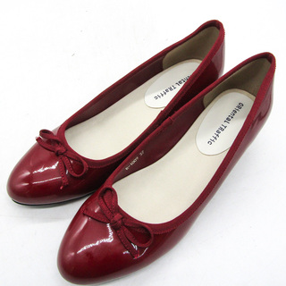 オリエンタルトラフィック パンプス ラウンドトゥ 美品 靴 シューズ 赤  レディース 37サイズ レッド ORiental TRaffic(バレエシューズ)