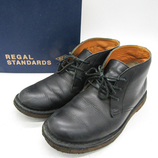 リーガル(REGAL)のリーガル デザートブーツ ブランド 革靴 シューズ 黒 レディース 24サイズ ブラック REGAL(ブーツ)