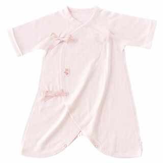 【色: ピンク】[赤ちゃんの城] コンビ肌着 50～60 スマイルコットン 日本(その他)