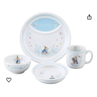 ピーターラビット(PETER RABBIT（TM）)のピーターラビット キッズ用4ピースセット PR490-113(食器)