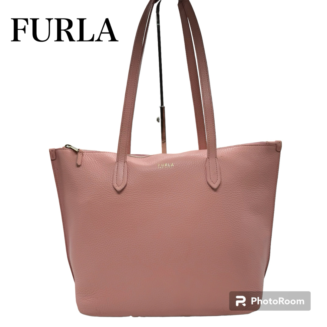 Furla(フルラ)の美品✨FURLA フルラ　トートバッグ　ショルダーバッグ　A4可能　肩がけ レディースのバッグ(トートバッグ)の商品写真