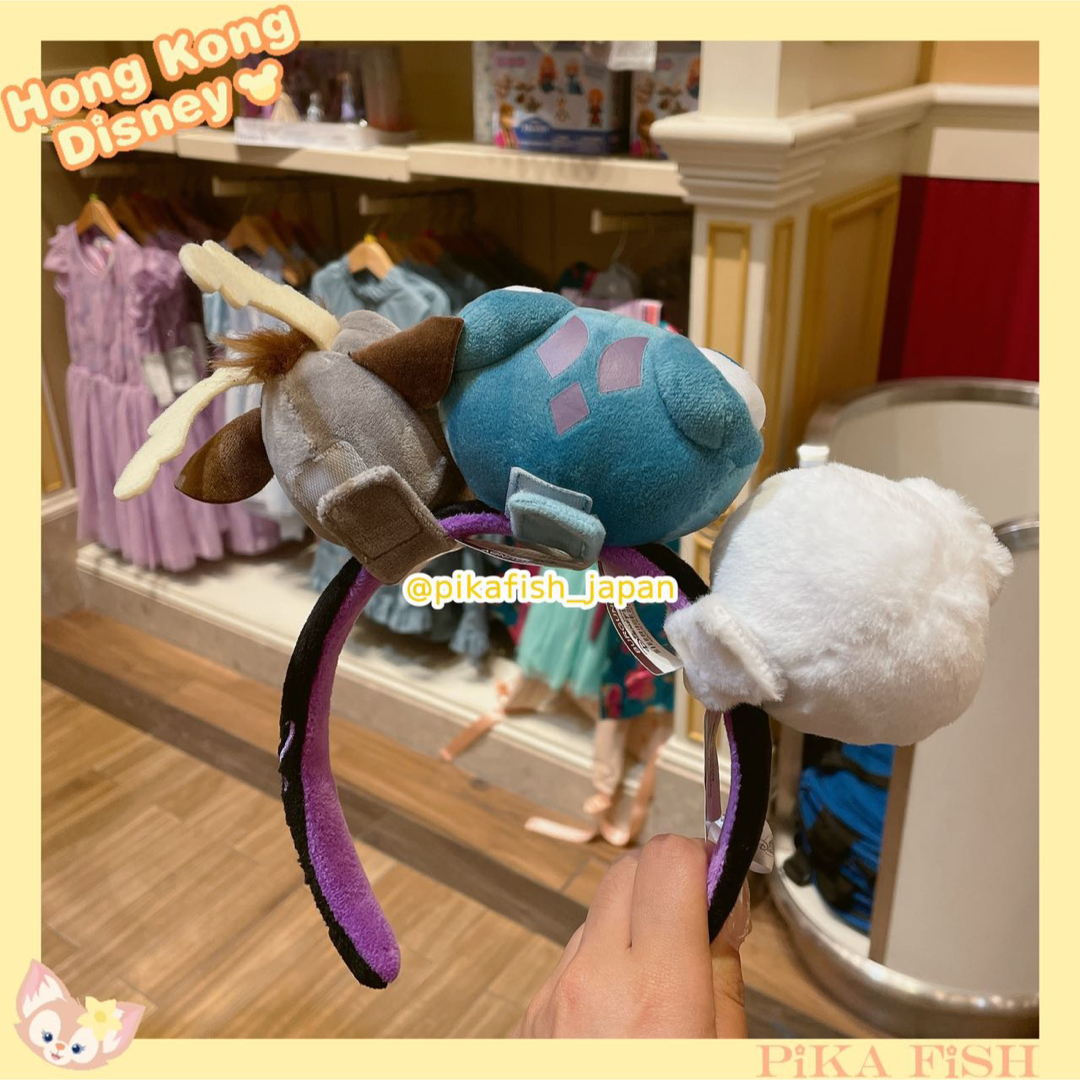 【現地購入☆正規品】アナ雪 カスタマイズカチューシャぬいぐるみ3点セット 香港 【現地購入☆正規品】アナ雪 カスタマイズカチューシャぬいぐるみ3点セット 香港