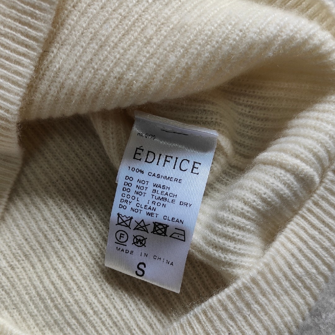 EDIFICE(エディフィス)の【EDIFICE】 エディフィス カシミヤ100%クルーネックニット メンズのトップス(ニット/セーター)の商品写真