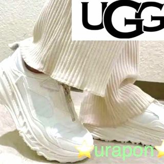 アグ(UGG)の全国完売・激レア✨⑦美品✨25⇒24.5～25薄手✨UGG✨CA805 Zip(スニーカー)