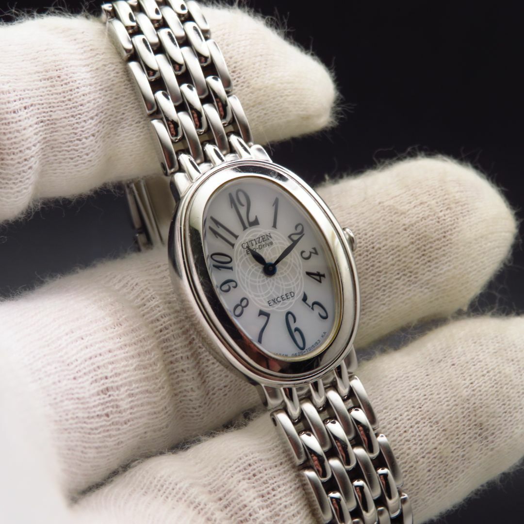 CITIZEN(シチズン)のCITIZEN EXCEED Eco-Drive ソーラー腕時計 オーバル レディースのファッション小物(腕時計)の商品写真