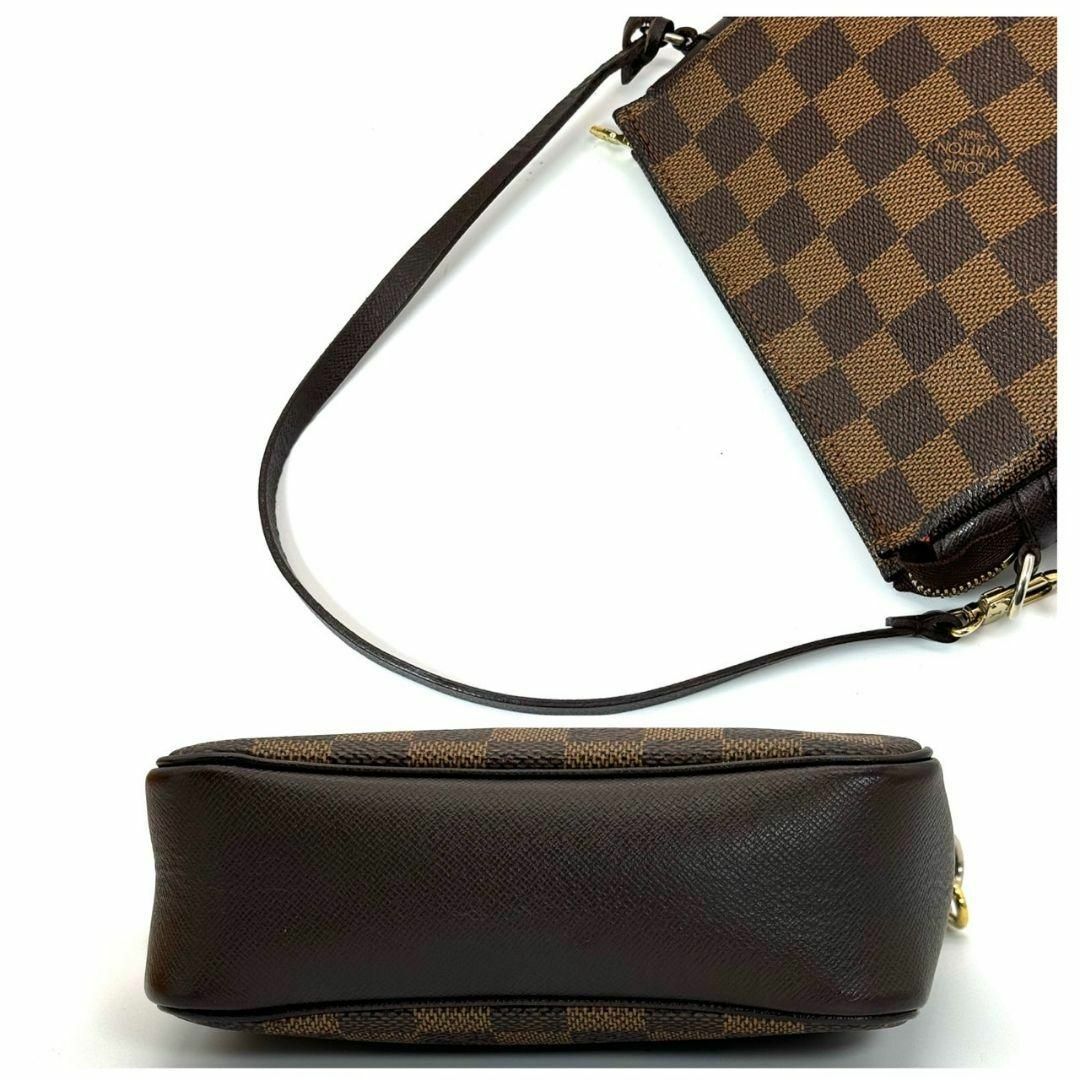 LOUIS VUITTON(ルイヴィトン)の美品 ルイヴィトン ダミエ トゥルースメイクアップ ポーチ レディースのファッション小物(ポーチ)の商品写真