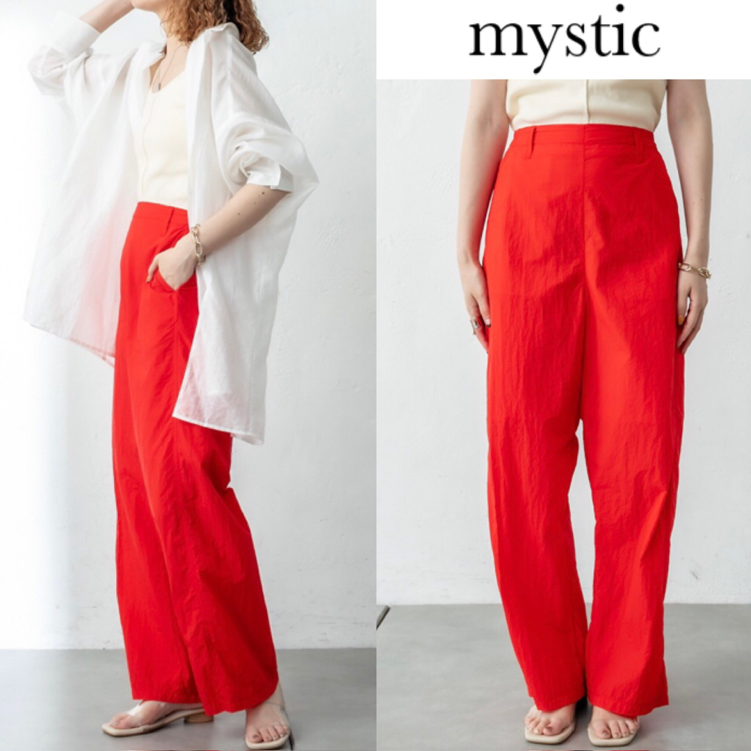 mystic(ミスティック)のミスティック ナイロン イージー パンツ レディースのパンツ(カジュアルパンツ)の商品写真