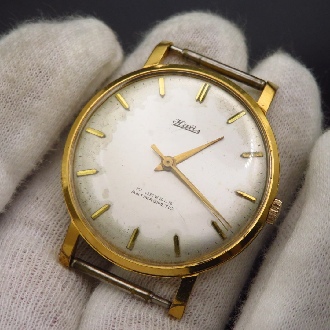Hafis 手巻き腕時計 17JEWELS ANTIMAGNETIC ビンテージ メンズの時計(腕時計(アナログ))の商品写真