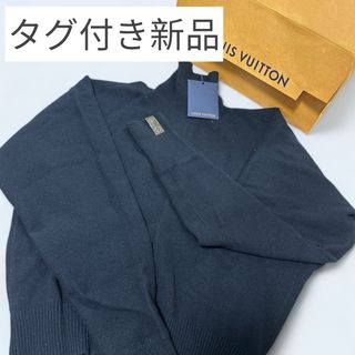 ルイヴィトン(LOUIS VUITTON)の定価31万新品タグ有✨ルイヴィトン  ニット モノグラム ブラック ウール(ニット/セーター)