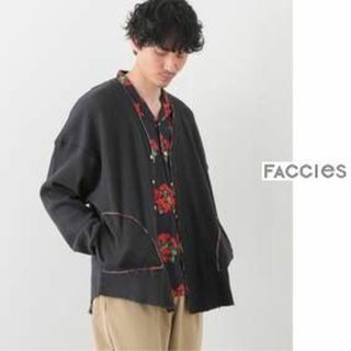 ジエダ(Jieda)の【着2短‼️】FACCIES　WAFFLE DAMAGE CARDIGAN(カーディガン)