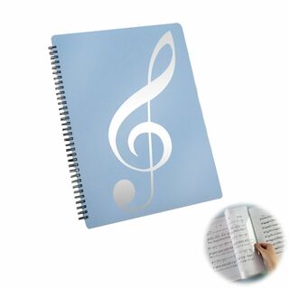 楽譜用ファイル 楽譜ケース a4 譜面ファイル 10ページ `20枚 楽譜、書類(楽器のおもちゃ)