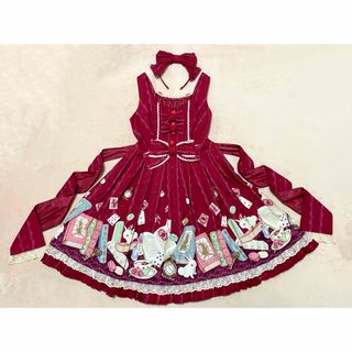 アンジェリックプリティー(Angelic Pretty)のAngelic Pretty Wonderstory JSK4点セット(ひざ丈ワンピース)