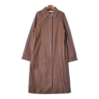 マルニ(Marni)のMARNI マルニ ステンカラーコート 40(M位) 茶 【古着】【中古】(その他)