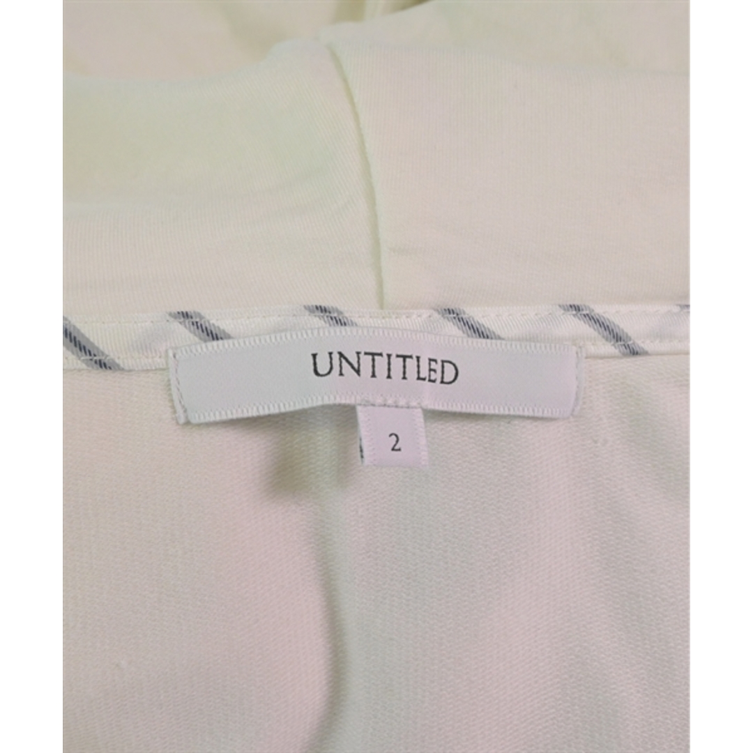 UNTITLED - UNTITLED アンタイトル パーカー 2(M位) 白 【古着】【中古