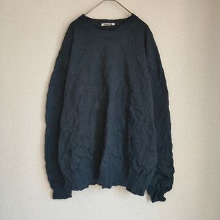 オーラリー(AURALEE)のAURALEE WRINKLED DRY COTTON KNIT P/O(ニット/セーター)