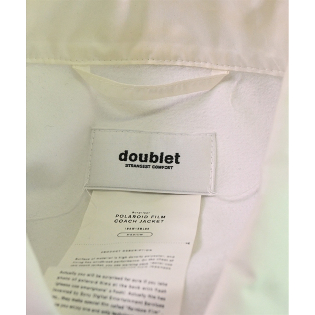 doublet(ダブレット)のdoublet ダブレット ブルゾン（その他） M 白 【古着】【中古】 メンズのジャケット/アウター(その他)の商品写真