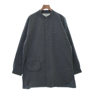 Dulcamara - Dulcamara カジュアルシャツ 1(S位) 紺xグレー(ストライプ) 【古着】【中古】