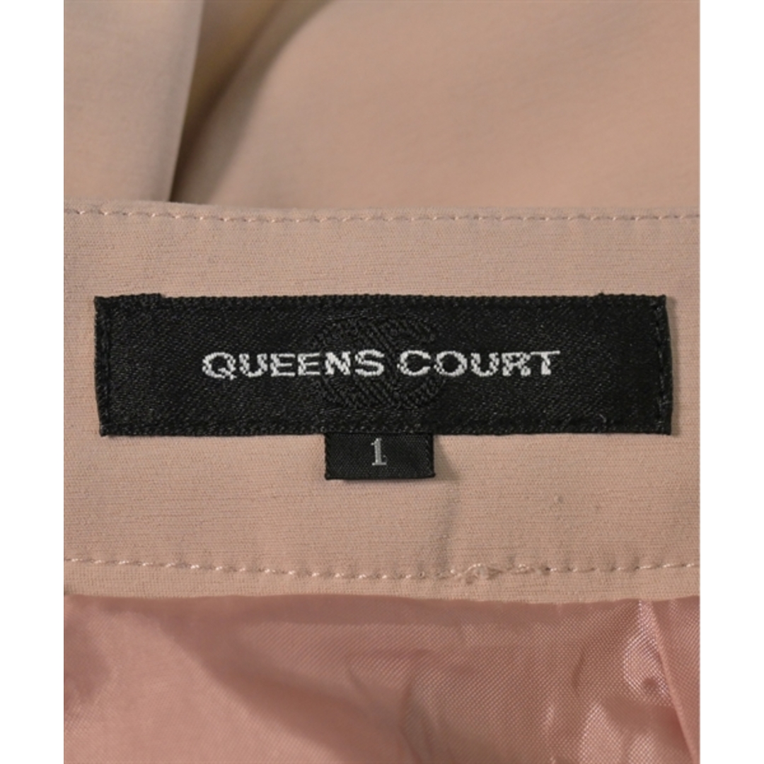 QUEENS COURT(クイーンズコート)のQUEENS COURT クィーンズ　コート ひざ丈スカート 1(S位) ピンク 【古着】【中古】 レディースのスカート(ひざ丈スカート)の商品写真