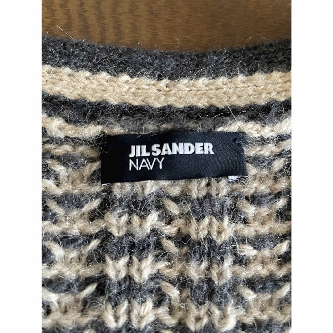 JIL SANDER NAVY(ジルサンダーネイビー)のJIL SANDER NAVY ジルサンダーネイビー ウールカーディガン レディースのトップス(カーディガン)の商品写真