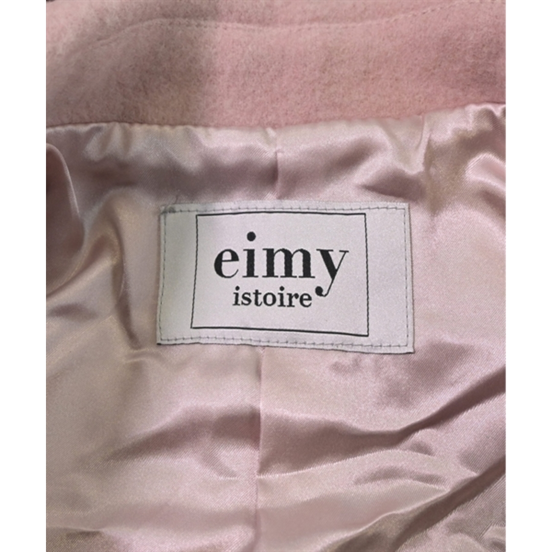 eimy istoire(エイミーイストワール)のeimy istoire エイミーイストワール チェスターコート F ピンク 【古着】【中古】 レディースのジャケット/アウター(チェスターコート)の商品写真