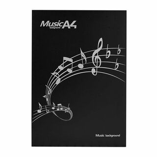 楽譜ファイル 譜面 ファイル A4 ピアノ レッスン 作曲 4面 書き込みできる(楽器のおもちゃ)