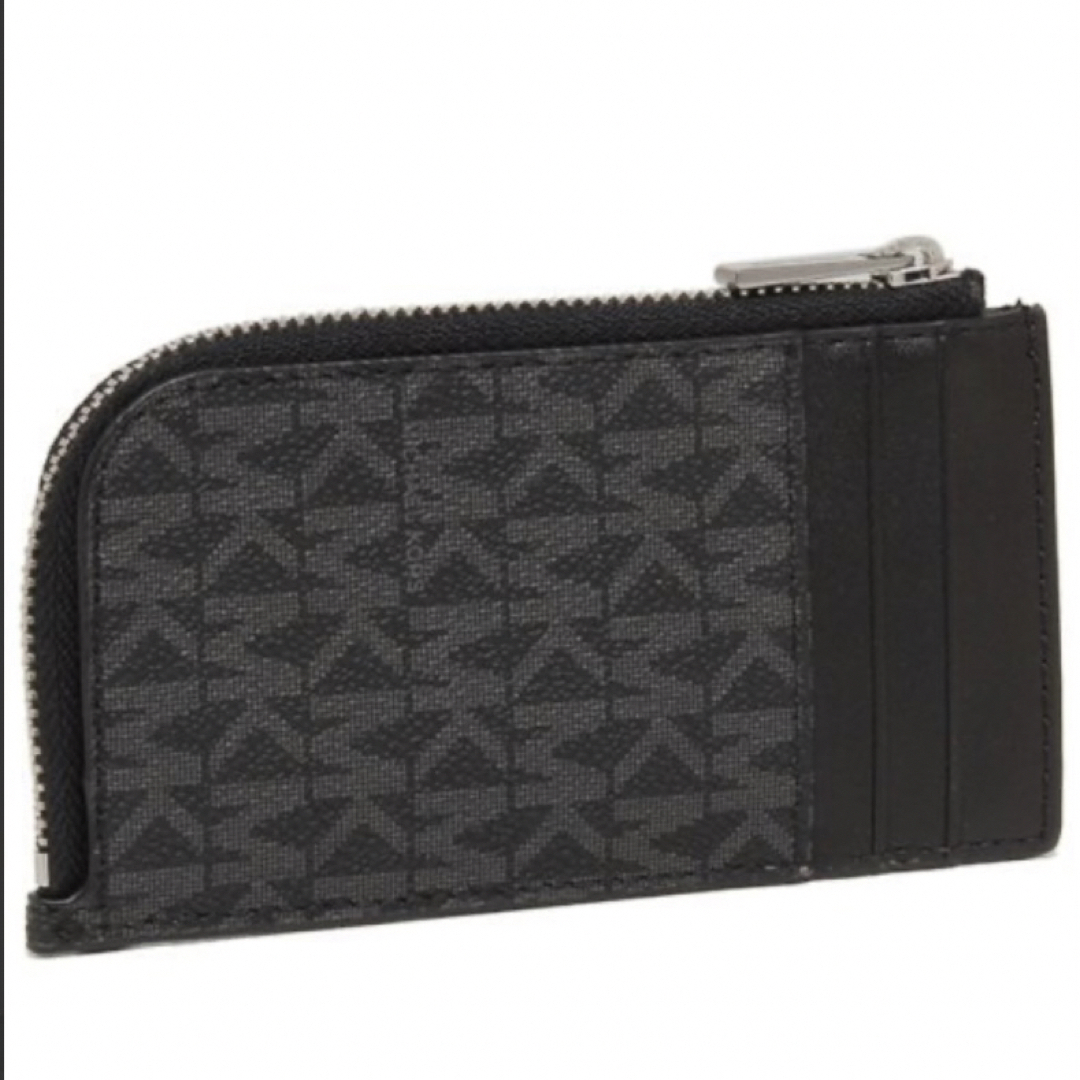 Michael Kors(マイケルコース)の【MICHAEL KORS】Logo Zip-Around Card Case メンズのファッション小物(名刺入れ/定期入れ)の商品写真