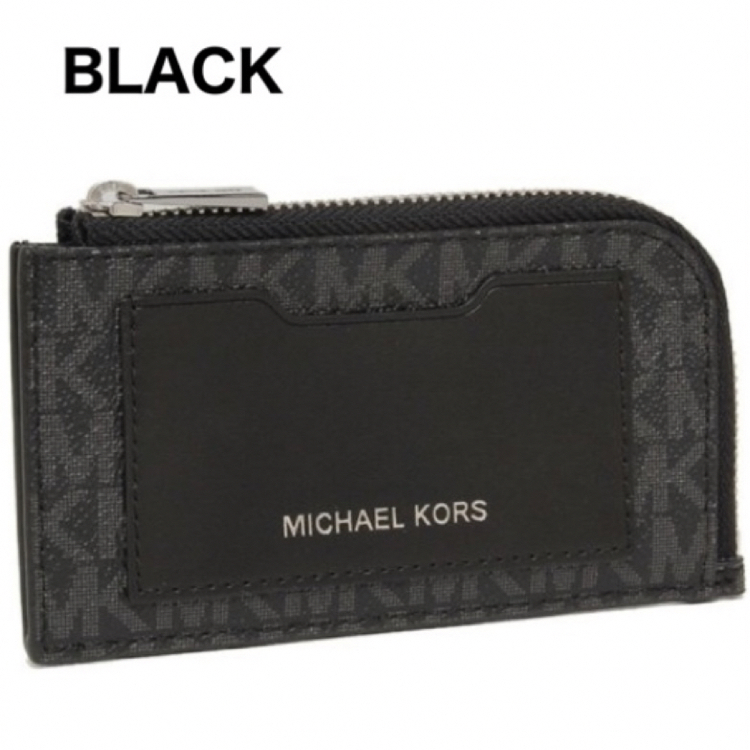 Michael Kors(マイケルコース)の【MICHAEL KORS】Logo Zip-Around Card Case メンズのファッション小物(名刺入れ/定期入れ)の商品写真