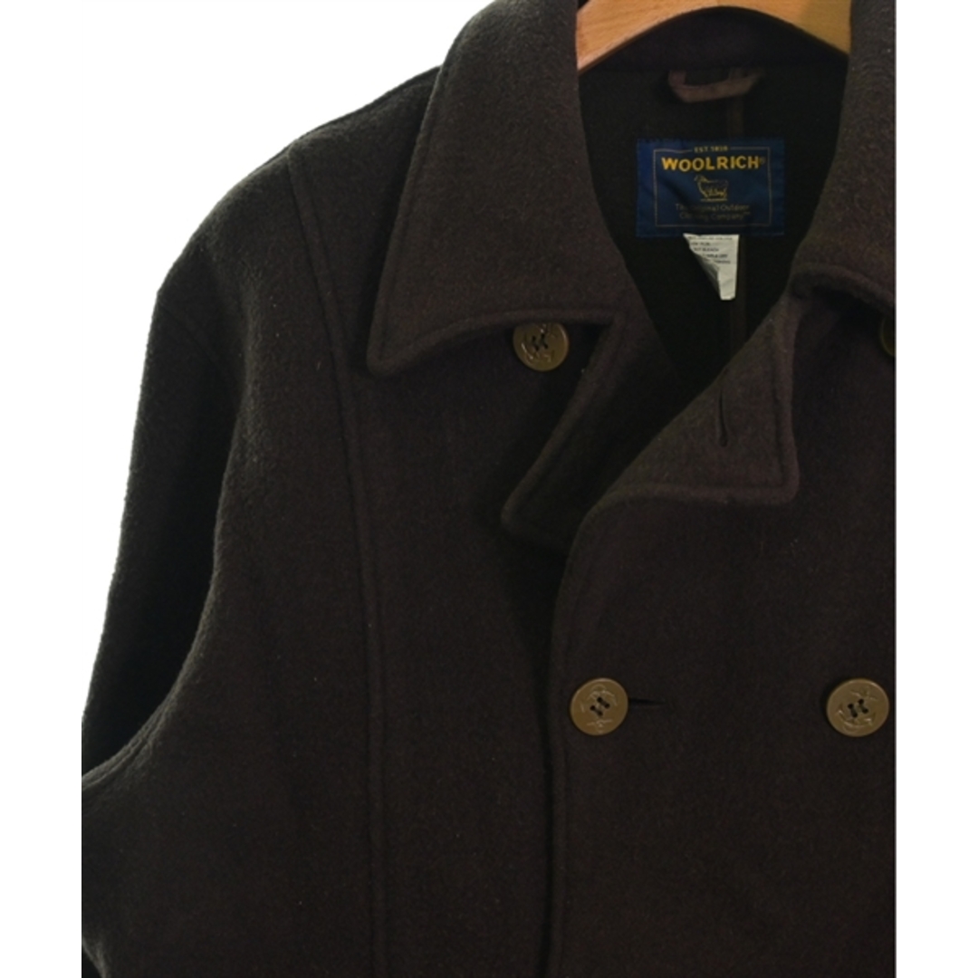 WOOLRICH(ウールリッチ)のWOOLRICH ウールリッチ ピーコート L 茶 【古着】【中古】 メンズのジャケット/アウター(ピーコート)の商品写真