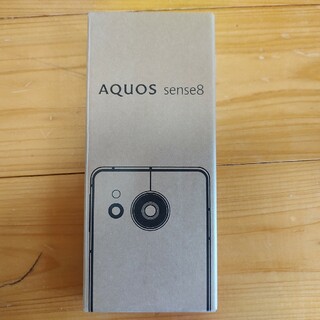 シャープ(SHARP)の未開封新品「AQUOS sense8 SH-M26 ライトカッパー」(スマートフォン本体)
