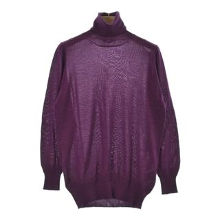 エトロ(ETRO)のETRO エトロ ニット・セーター 46(XL位) 紫 【古着】【中古】(ニット/セーター)