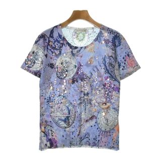 エトロ(ETRO)のETRO エトロ ニット・セーター -(S位) 青系x紫xピンク等(総柄) 【古着】【中古】(ニット/セーター)