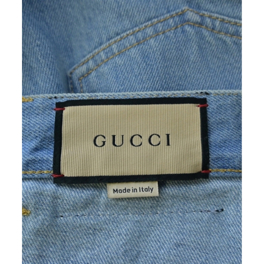 Gucci(グッチ)のGUCCI グッチ デニムパンツ 25(S位) 青(デニム) 【古着】【中古】 レディースのパンツ(デニム/ジーンズ)の商品写真