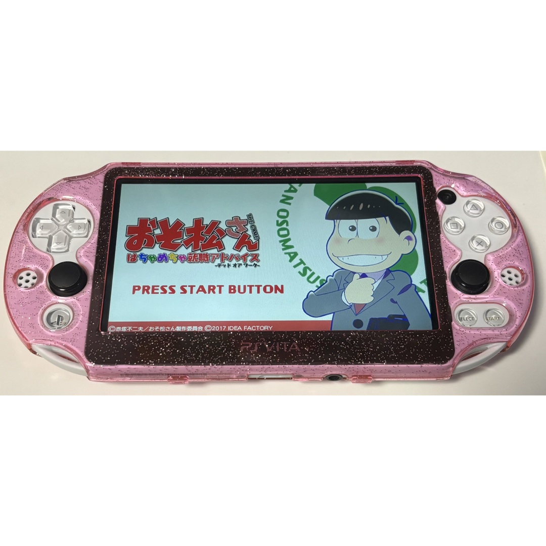 PlayStation Vita(プレイステーションヴィータ)のおそ松さん THE GAME はちゃめちゃ就職アドバイス デッド オア ワーク エンタメ/ホビーのゲームソフト/ゲーム機本体(携帯用ゲームソフト)の商品写真