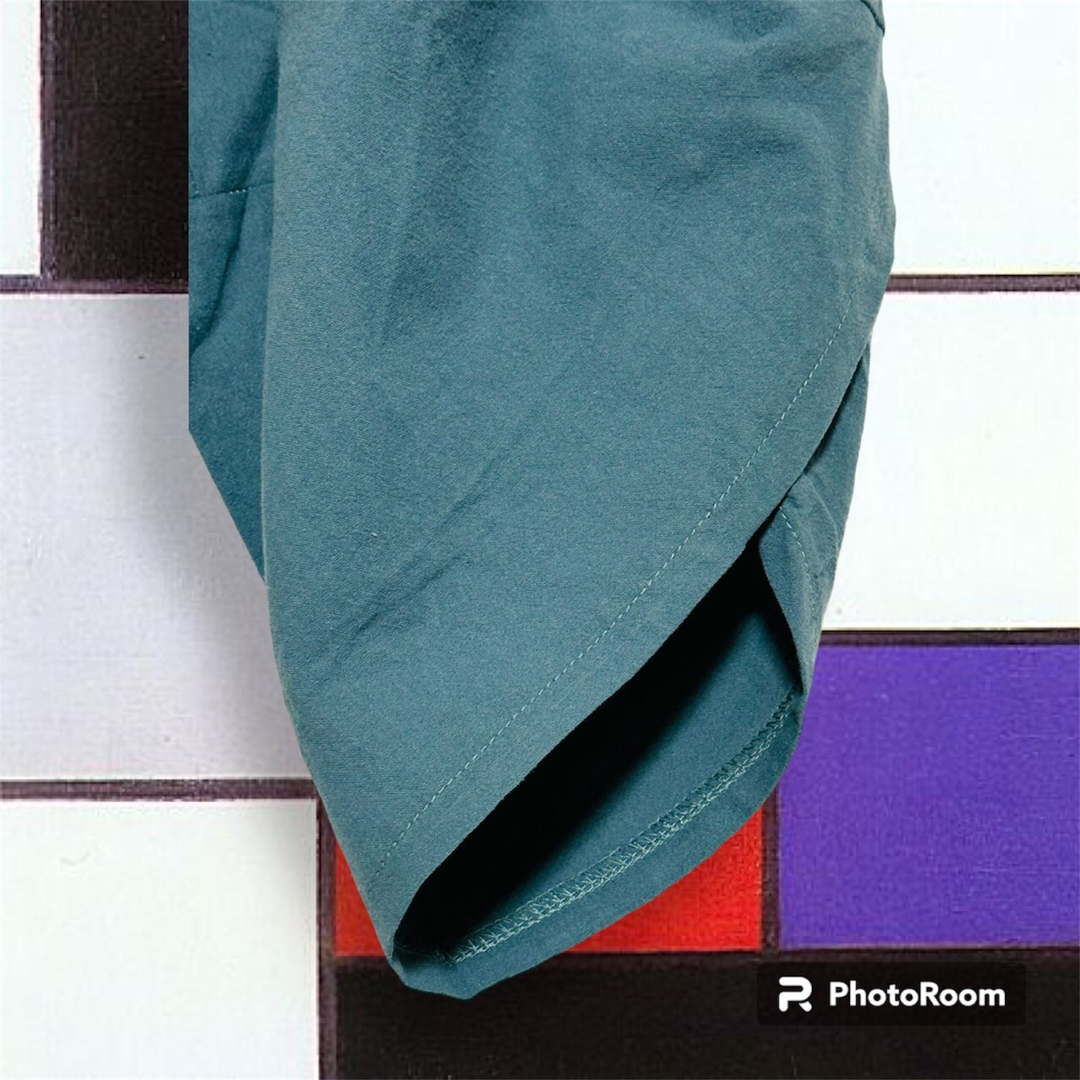 ガウチョパンツ サルエルパンツ レディース 綿麻 ワイドパンツ ポケット付きＬ レディースのパンツ(サルエルパンツ)の商品写真