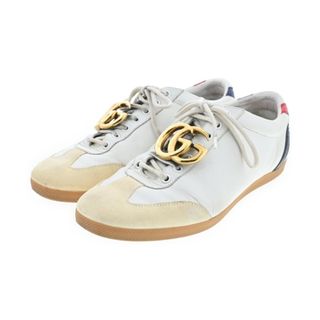 グッチ(Gucci)のGUCCI グッチ スニーカー UK9(27.5cm位) 白 【古着】【中古】(スニーカー)