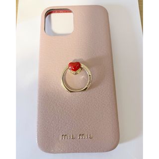 ミュウミュウ(miumiu)の【新品未使用】【定価52800円】miumiuiPhone12PROMAXケース(iPhoneケース)